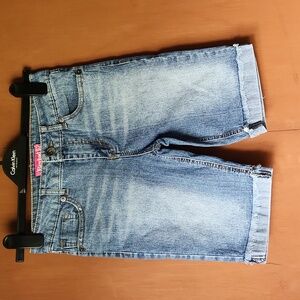 Rewind, Size 14, Stonewash Blue Jean Bermuda Shorts